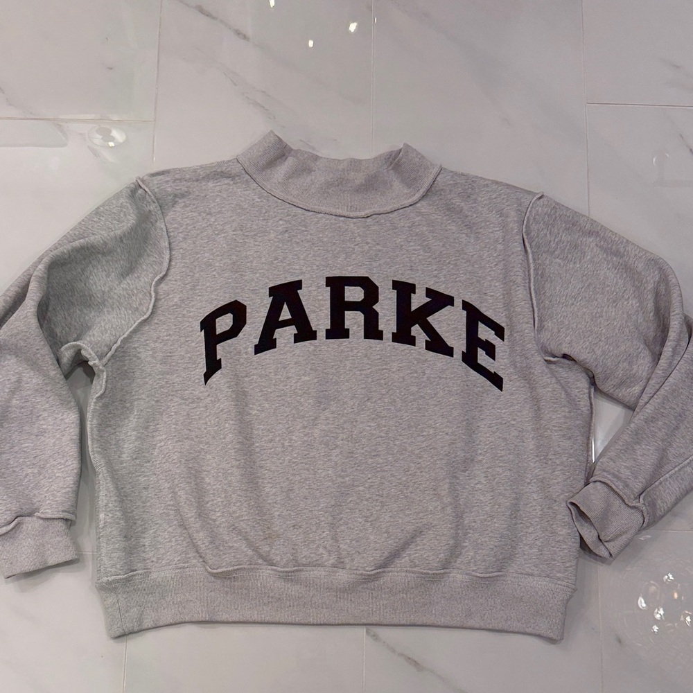 Parke X Set Active Collab Mockneck reversible sweatshirt L/XL
